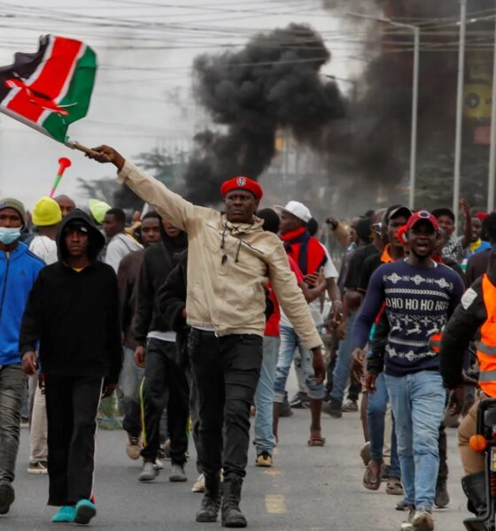 People demonstrating in nairobi